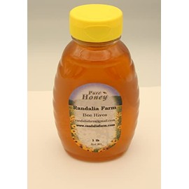 Raw Butter Bean Honey, 16oz, Randalia Bee Hives