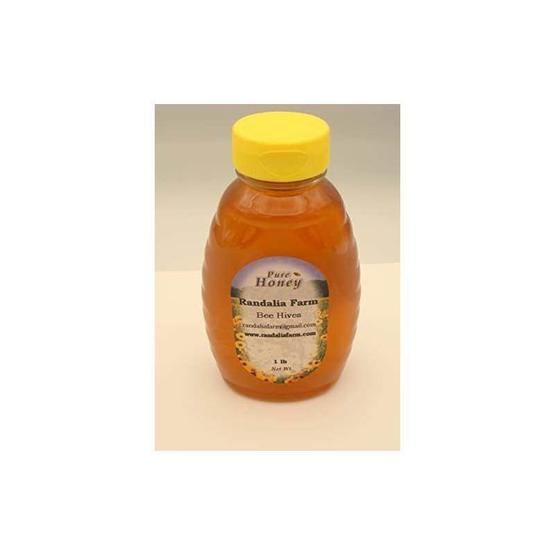 Raw Butter Bean Honey, 16oz, Randalia Bee Hives