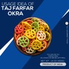 TAJ Gourmet Farfar Fryums (Wheat Pellet Tube), 400g (Okra)