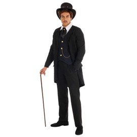 Fun Shack FN4148XL FN4148 World Book Day Costume, Men, Victorian Gent, XL