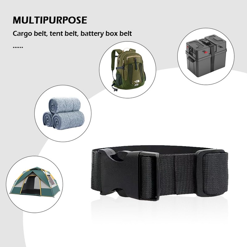 39 Inch Battery Hold Down Strap with Adjustable Buckle,Universal Car