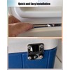 QNHEAY 2-Pack Black Cooler Oversized Mechanical Hinges Fit for Igloo