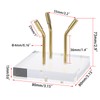 Hipiwe Gold Metal Arm Display Stand Easel with Acrylic Base