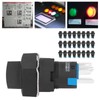 25PCS 16mm Square 5 Pin Knob Select Switch Self Locking