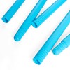 Zalbuqu Lightweight Turquoise Blue Plastic Cane Walking Stick Hook Handle