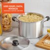 IMUSA USA, Silver IMU-60008 Aluminum Stock Pot with Lid 8