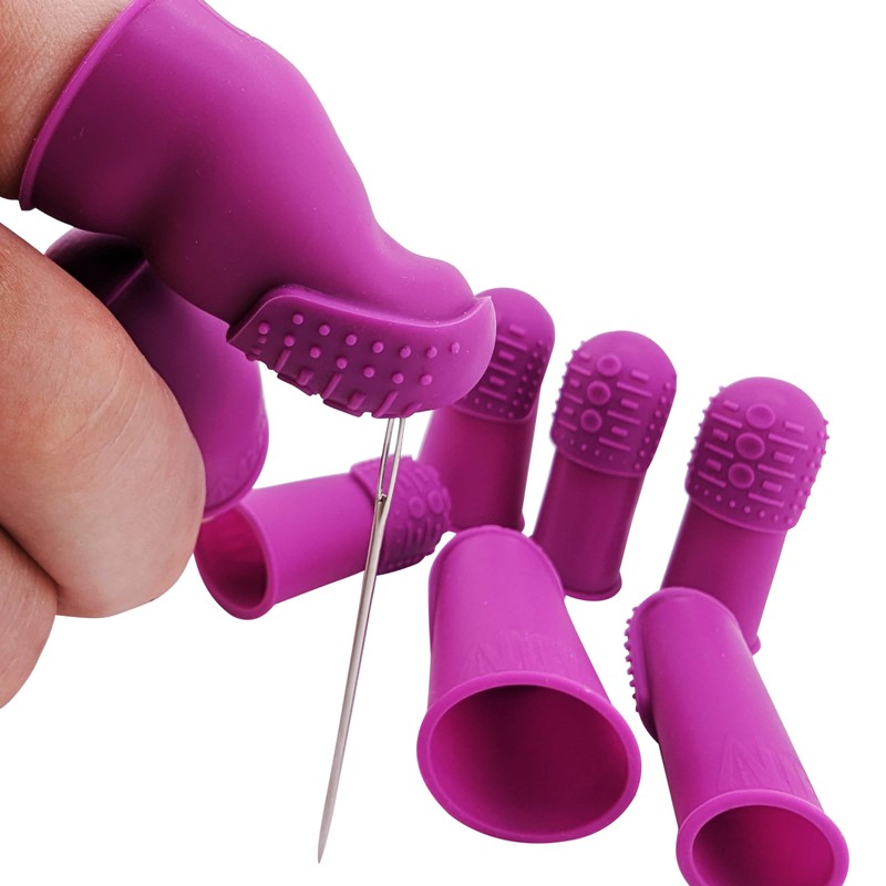 Comfortable Soft Flexible Thimbles | THIK-Grip Thimble | Small (3)