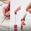 YOKIVE 30 Pcs Beadable Pens, Ballpoint Pen with Plastic Bead,