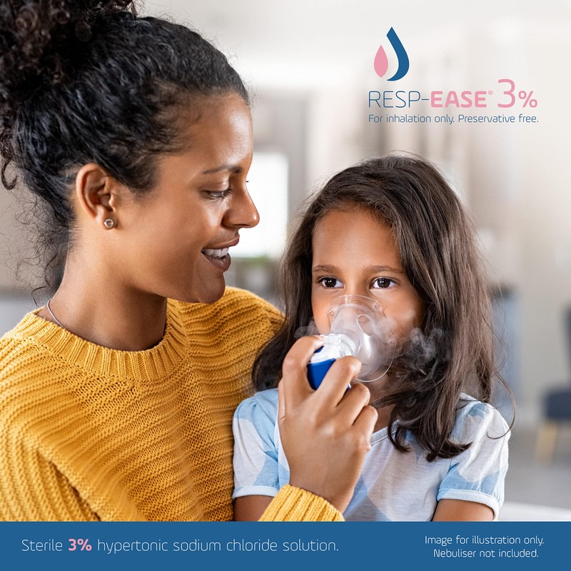 Resp-Ease® 3% Sterile Hypertonic Saline Solution for Inhalation via Nebuliser