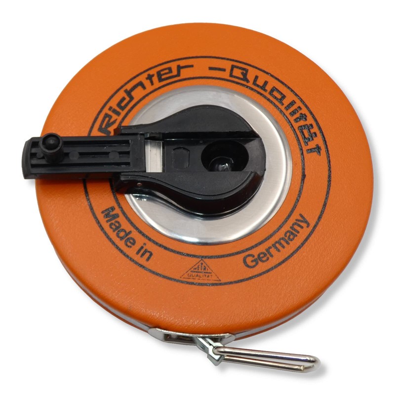 Steel Tape Measure 20 m with Millimetre Graduation in Platal