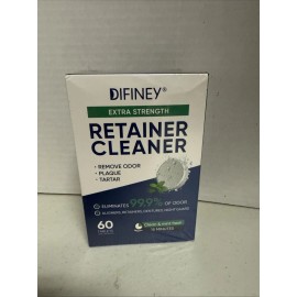 Difiney Retainer Cleaner Tablets, For Invisalign, Retainer, Mouth Guard, Aligner