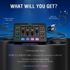 FIFINE Gaming Audio Mixer with XLR Cable Bundle, Streaming RGB