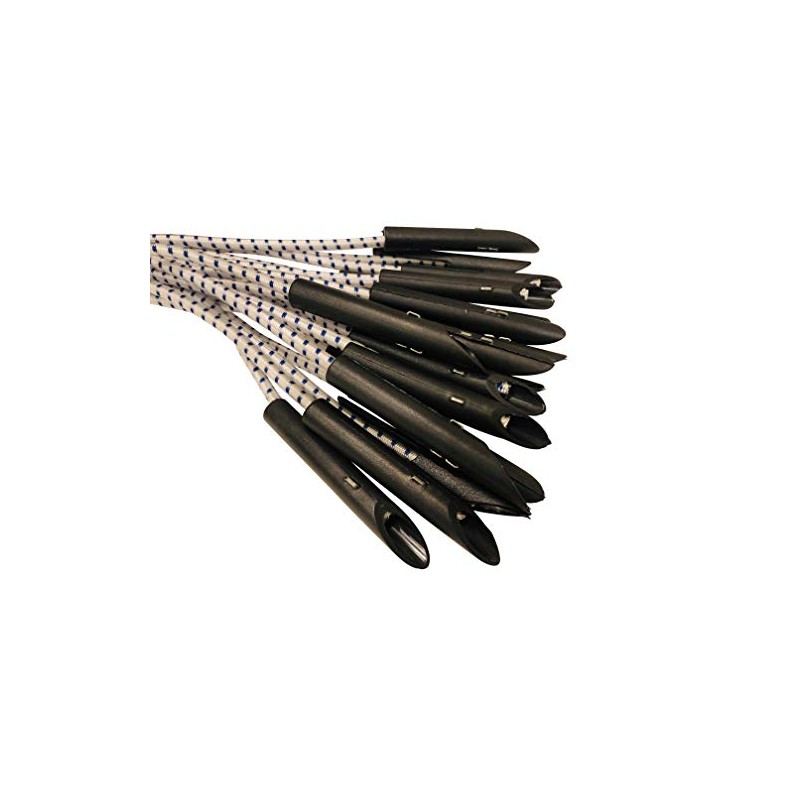 12-Inch Tarp Bungee Toggle Ties (20-Pack)