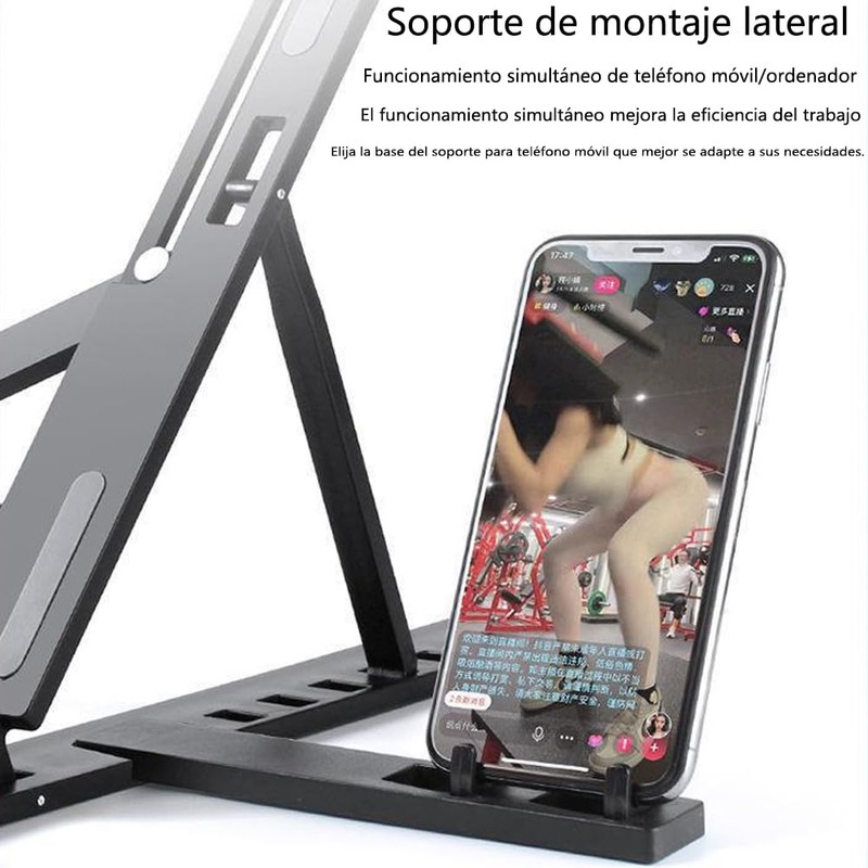 NACOOL Soporte para computadora portátil, Soporte Ajustable para computadora y