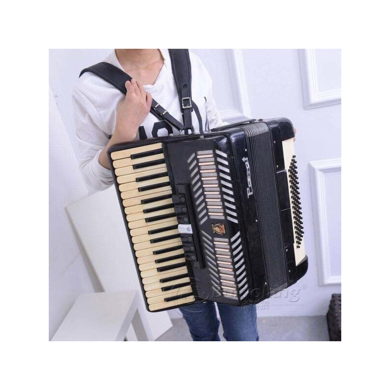 아코디언 어깨끈 소가죽 스트랩 악기 교체용 Accordion Leather Shoulder Strap