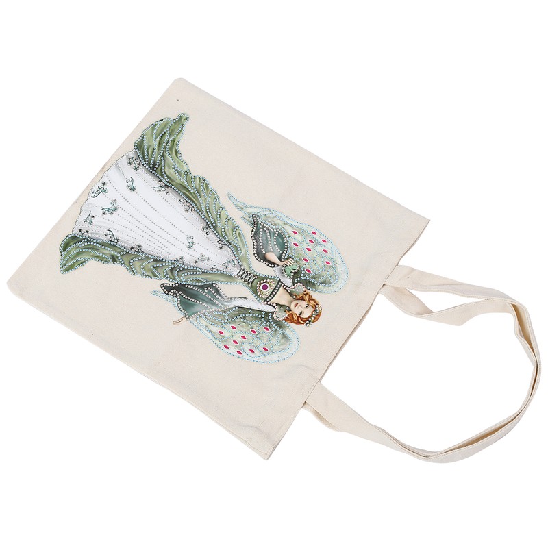 DIY Diamond Painting Shopping Bag Rhinestones Painting Tote Bag with