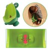 Frog Pee Training with Brush and Hooks, Green Cute Potty