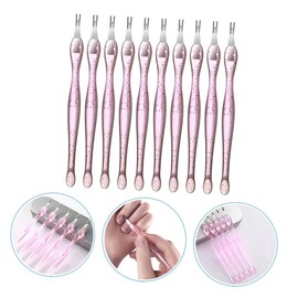 Beavorty 10pcs Portable Cuticle Remover Manicure Tools for Dead Skin Trimming Lightweight Nail Care Instruments for Home Salon Use Friends Family