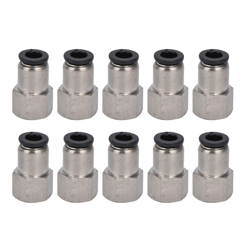 Female Straight Pneumatic Connecter Straight Pneumatic Quick Fitting Air Line