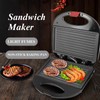 750W Panini Press, Sandwich Maker Nonstick Panini Sandwich Maker Double