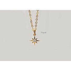 Stern Kette Gold - Polarstern/Geschenk für Sie/besonderes Geschenk/Statement Schmuck/Astrologie schmuck/Geburtstag Geschenk