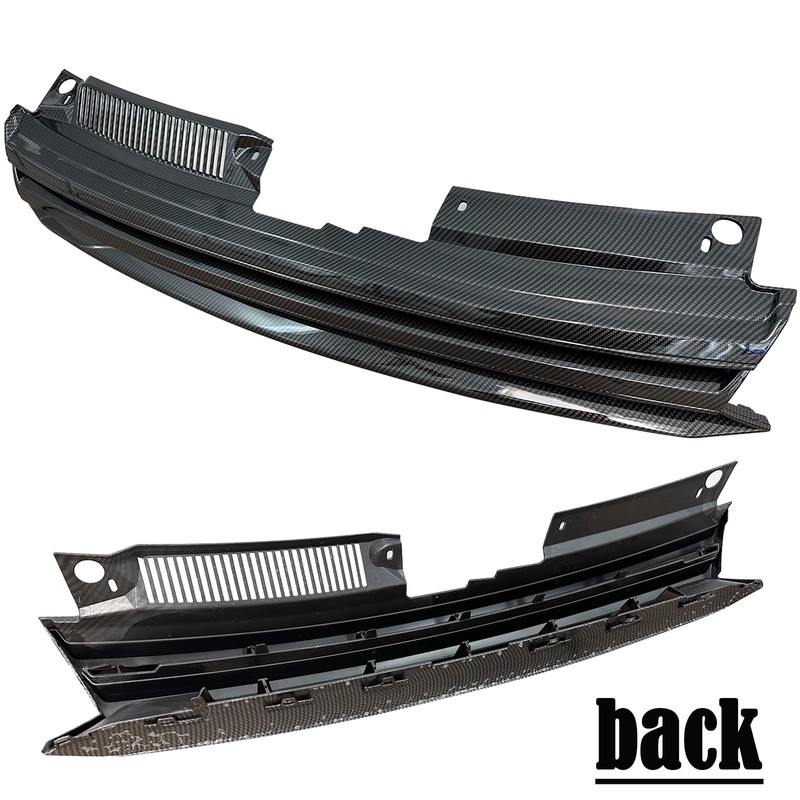 BST BSSP Badgeless Sport Style Front Grille Black Carbon Fiber