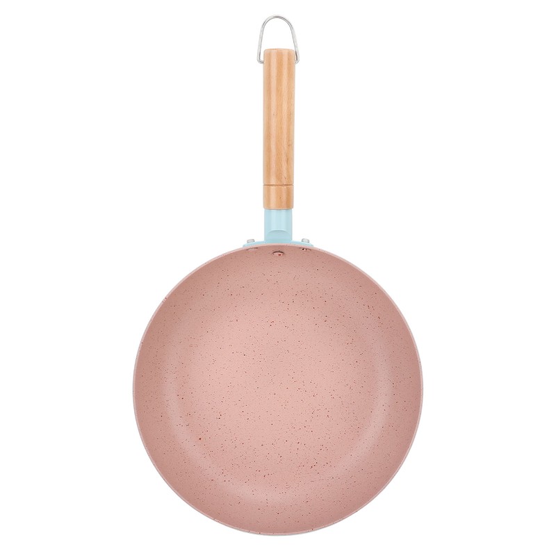 Frying Pan Egg Omelette Pan with Wooden Handle Heat Resistant