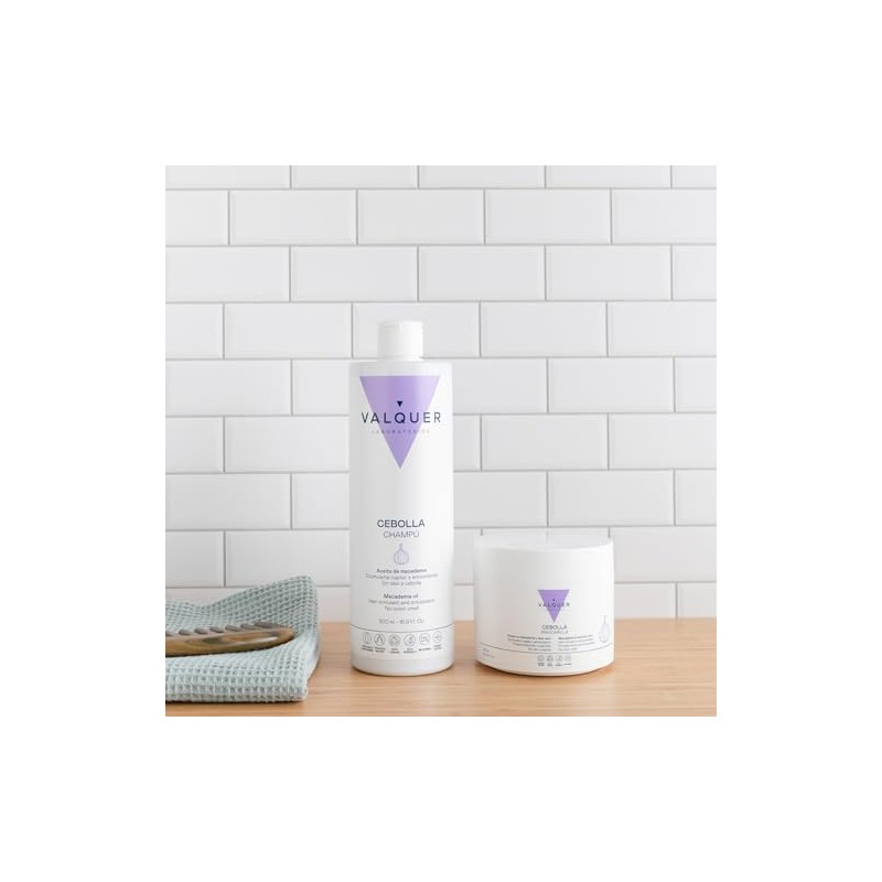 VALQUER Mascarilla de Cebolla Repara, Revitaliza y Nutre en Profundidad