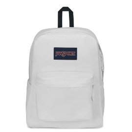 JanSport Superbreak Backpack - Durable, Lightweight Premium Backpack, White