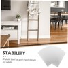 ULTECHNOVO 10pcs Plastic Sheets for Crafts Moldable Hard Plastic Sheets