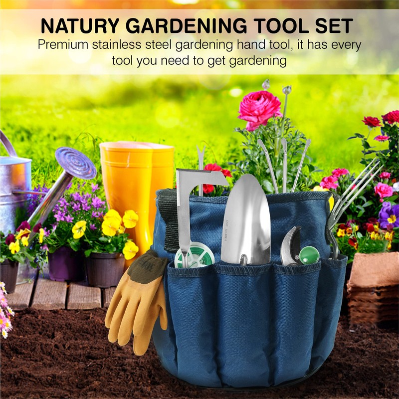 Natury Garden Tools Set – Premium Stainless Steel Gardening Hand