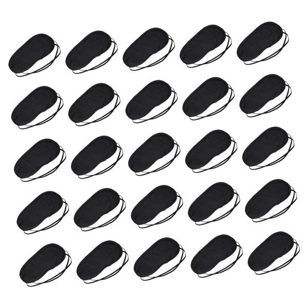 BIUDECO 20Pcs Soft Elastic Sleeping Eye Masks Comfortable Travel Eye