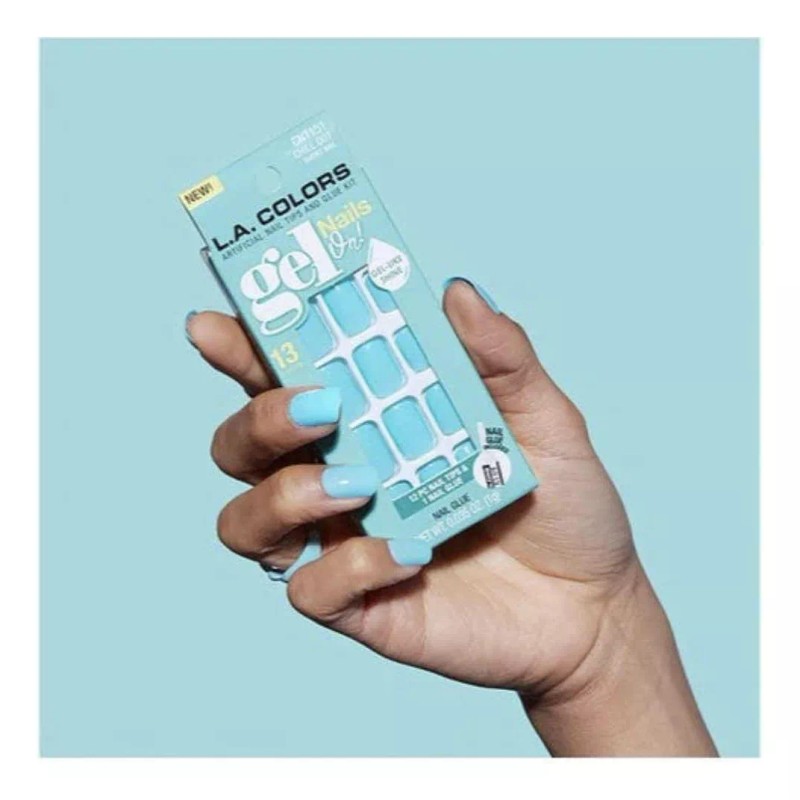 L.a. Colors Kit De Uñas Postizas Nails Gel On! C/pegamento