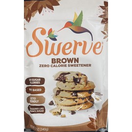 SWERVE BROWN Sugar Substitute 0 Calorie Sweetener 12 oz Bag