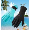 EXCEREY 3MM Surf Snorkeling Gloves Float Gloves Swimming Gloves Neoprene