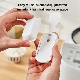 Other Kitchen Storage And Accessories, With Suction Cup Holder Rack For Rice Potato Rice Spoon Hook Rice Paddle Spatula Holder