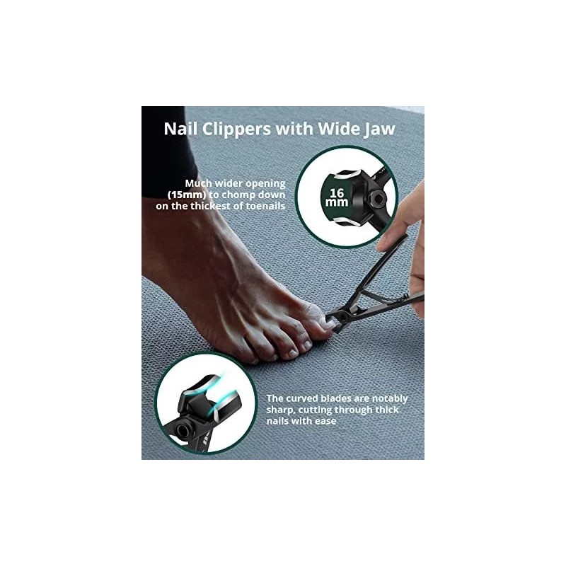 Vanwin Juego De Cortaúñas Vanwin, Paquete De 2, Cortaúñas Resistent