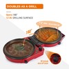 COMMERCIAL CHEF Countertop Pizza Maker, Indoor Electric Countertop Grill, Quesadilla