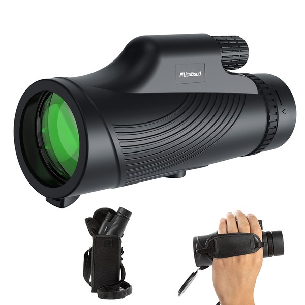 usogood Monocular Telescope, 10x42 Monoculars for Adults, Usogood Compact Portable