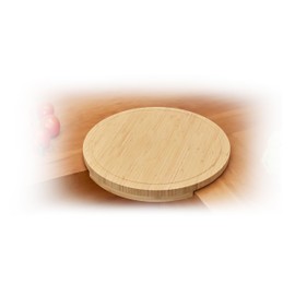 Utilify Bamboo Corner Cutting Board with Protective Edges