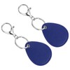 PATIKIL Leather Key Fob - 2 Pack PU Leather Keychain
