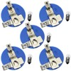 SQXBK E10 Mini Bulb 5PCS 2.5V 0.3A E10 Miniature Screw