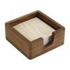 MultiBey Black Walnut Sticky Note Holder - Handcrafted Solid Wood
