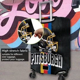 Travel Luggage Cover & Protector - Fits 18-32 Inch Suitcases, Elastic, Anti-scratch, Patterned Flower Design, XL