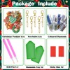 Lymshine Diamond Painting Christmas Pendants, Pack of 16 Diamond Painting