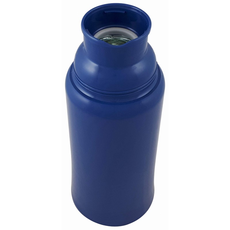 Helios Elegance Plastic Vacuum Jug, Dove Blue, 1.0 Litre