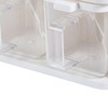 Seasoning Box 3 Grids Plastic Clear Condiment Box with Handle