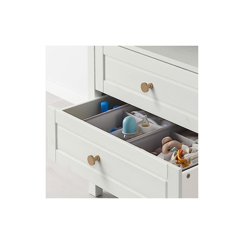 Amerdeco 10 Pack Champagne Bronze Kitchen Cabinet Knobs and Pulls