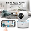 SRIHOME Security Camera 8MP 2.4GHz/5GHz WiFi Surveillance PTZ IP Camera