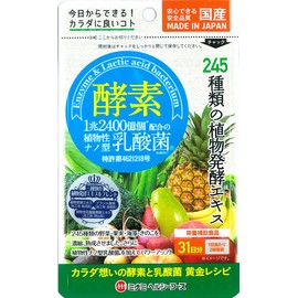 Enzyme, Plant-Based Nano-Type Lactic Acid Bacteria (Approx. 31 Day Supply)